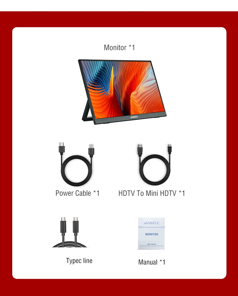 Anmite 14-Inch Touch Monitor