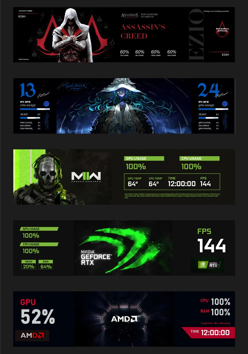 TURZX 9.2-Inch USB Monitor