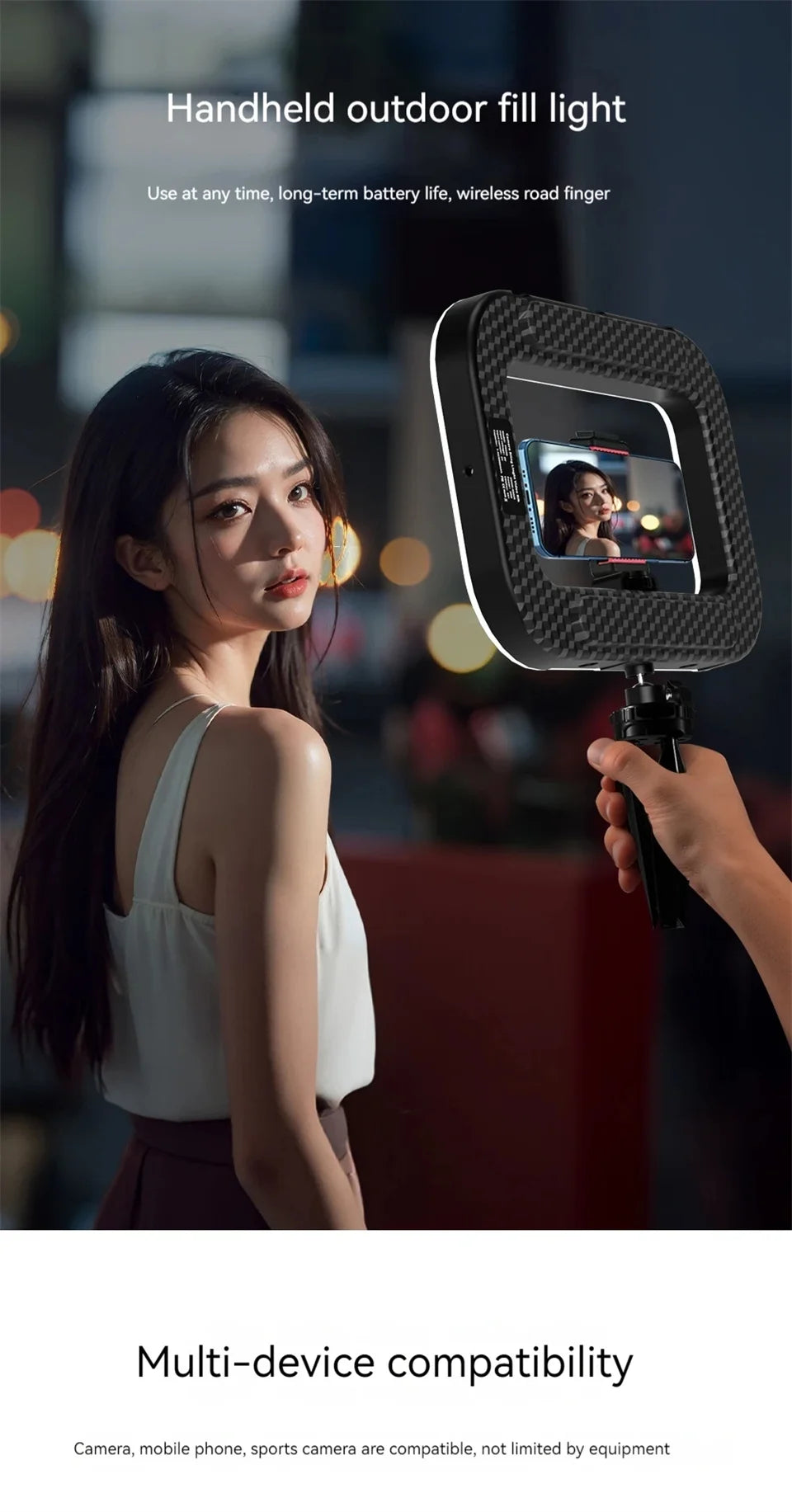 Roreta Handheld Ring Light