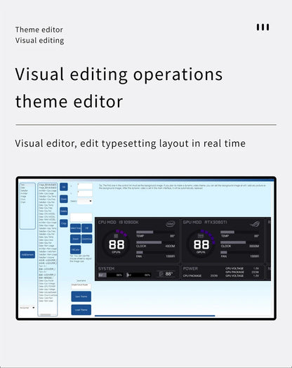 TURZX 9.2-Inch USB Monitor