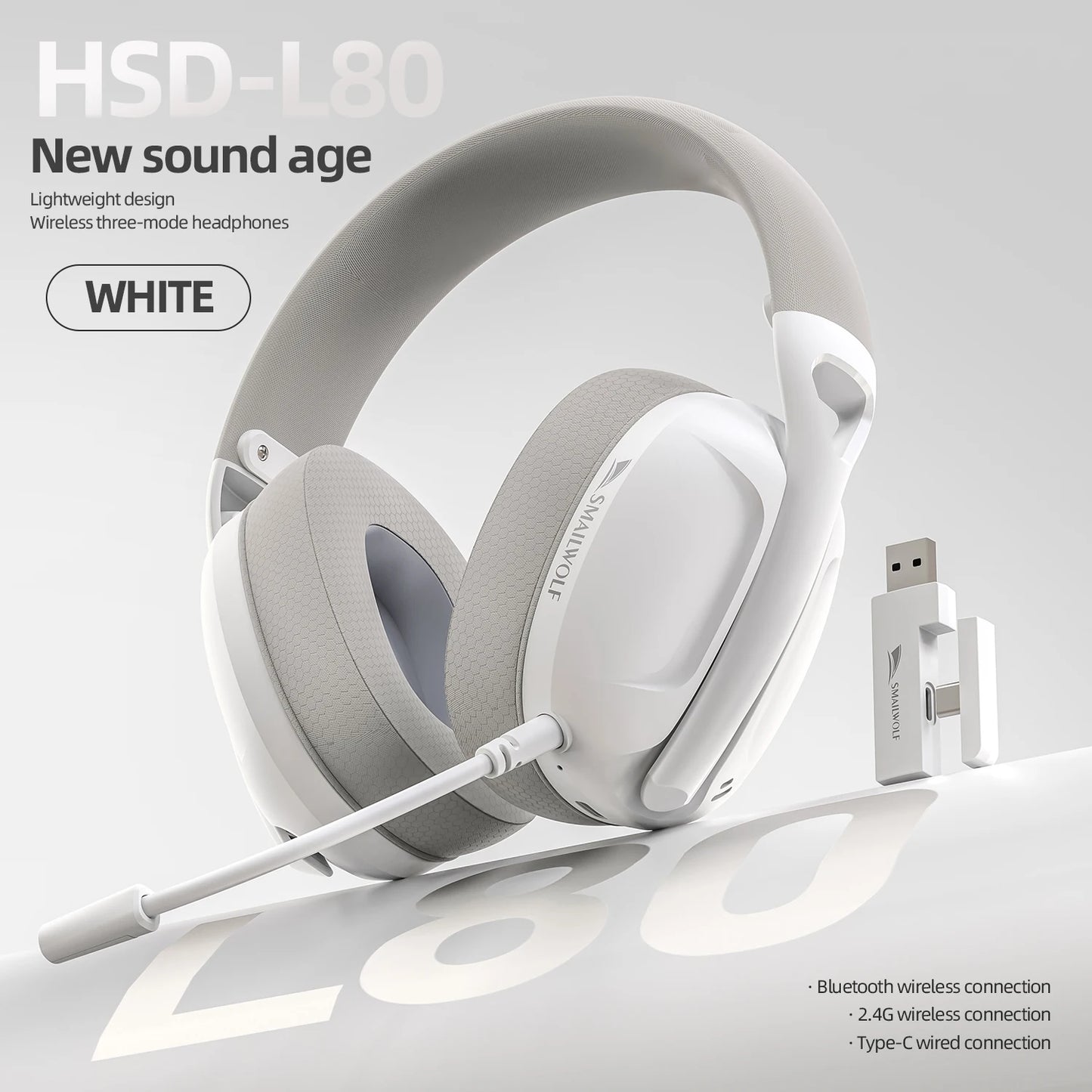 SmailWolf-L80 Bluetooth Headphones
