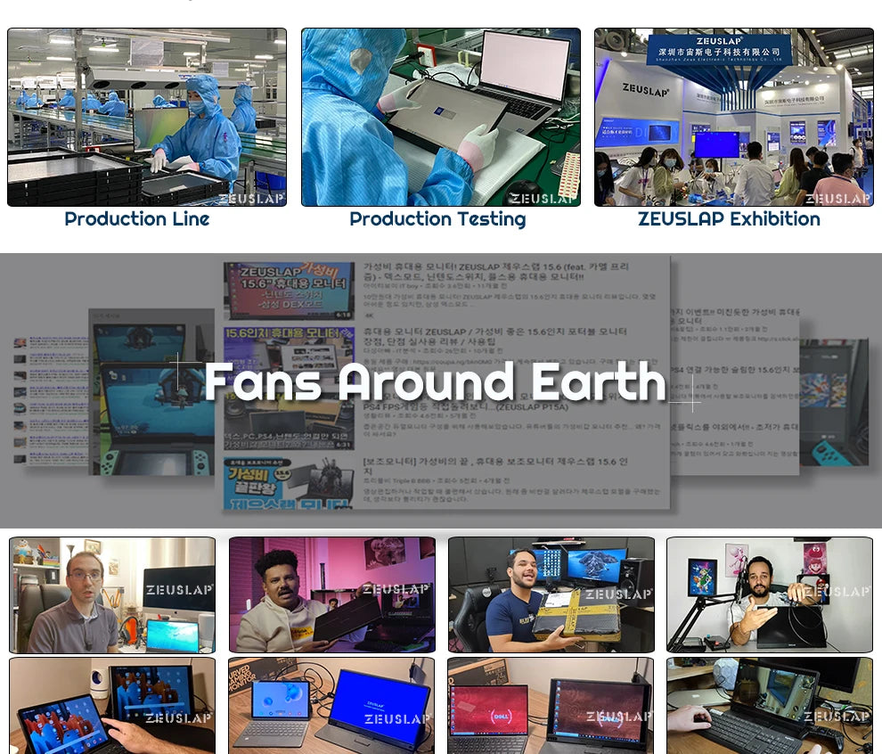 ZEUSLAP 15.6 FHD Monitor