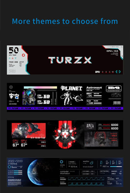 TURZX 9.2-Inch USB Monitor