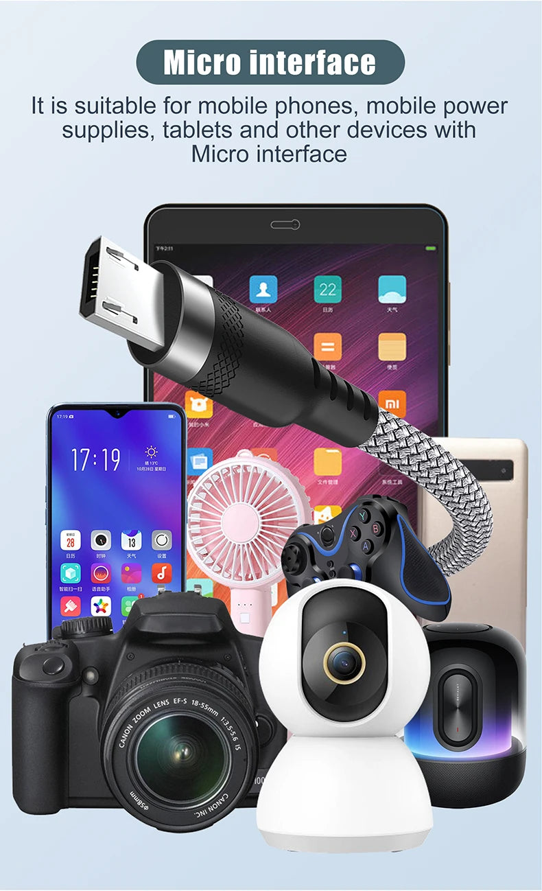 Micro USB Fast Charging Cable