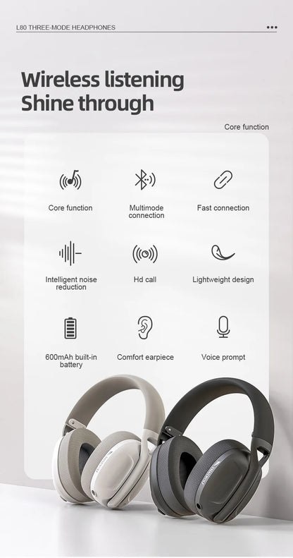 SmailWolf-L80 Bluetooth Headphones