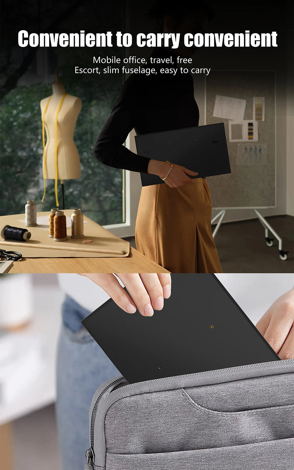 MUCAI 14-Inch Portable Monitor