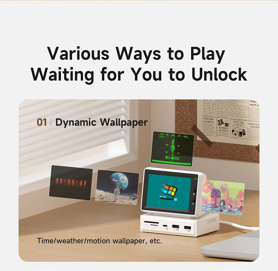 Hagibis 3.5-Inch Mini Monitor