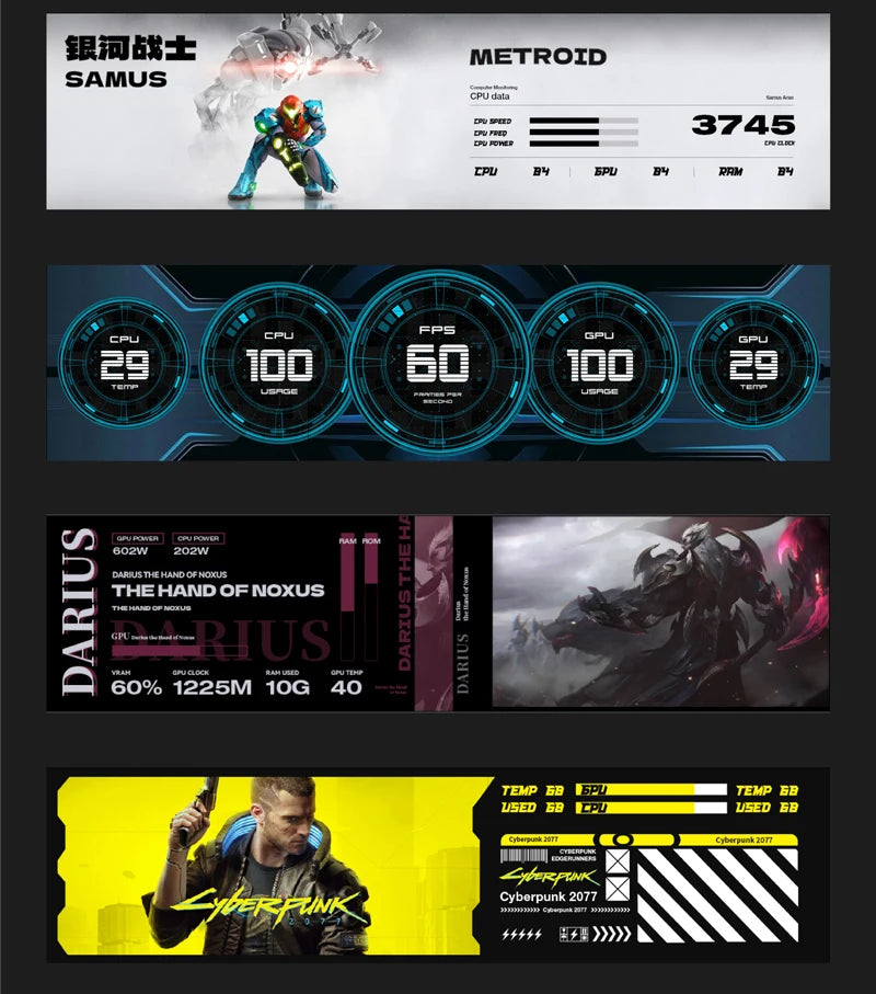 TURZX 9.2-Inch USB Monitor