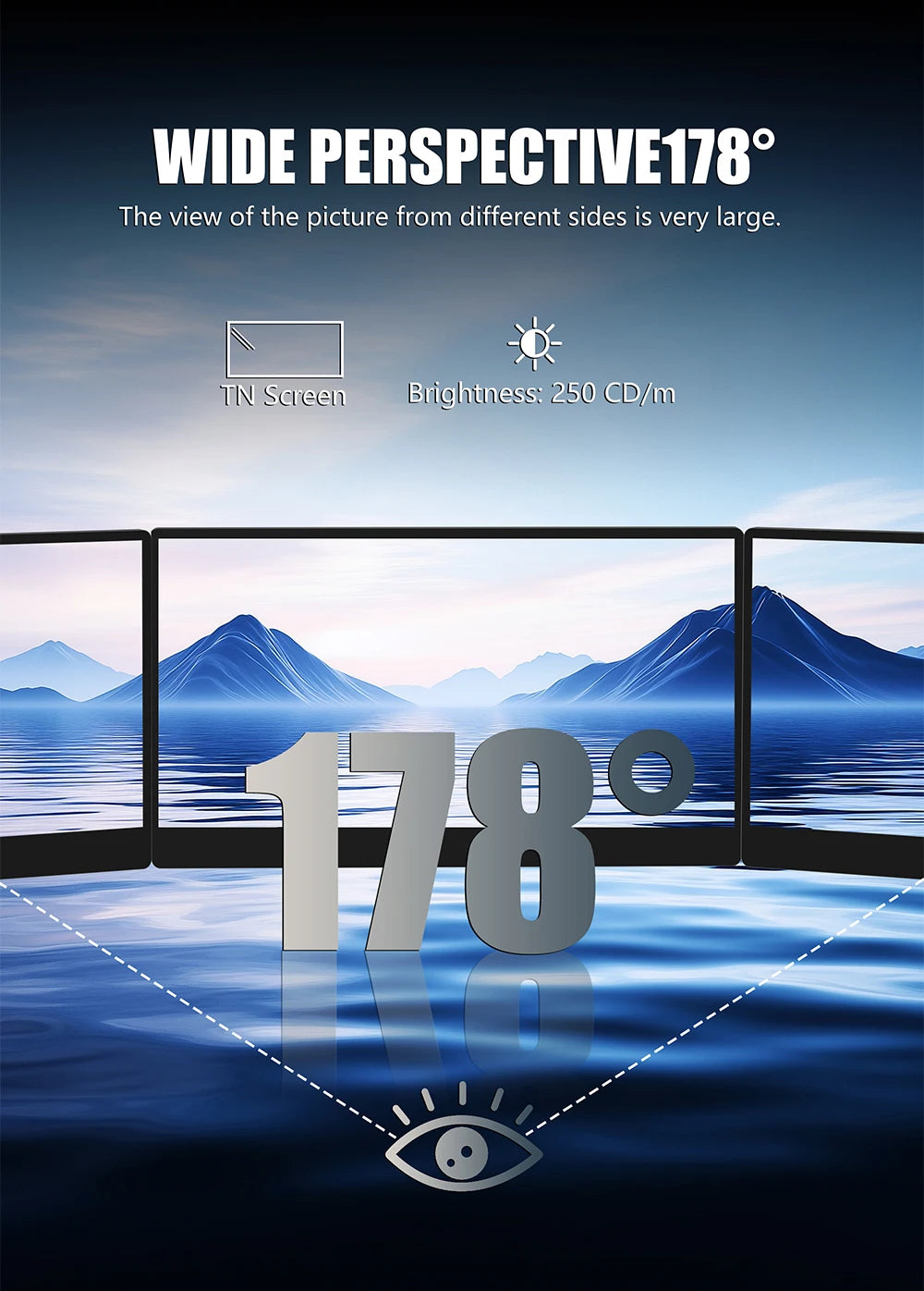 MUCAI 14-Inch Portable Monitor