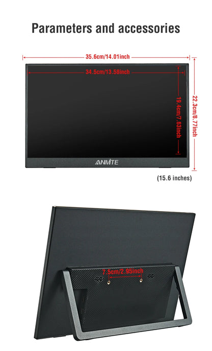 Anmite 15.6-Inch Touch Monitor