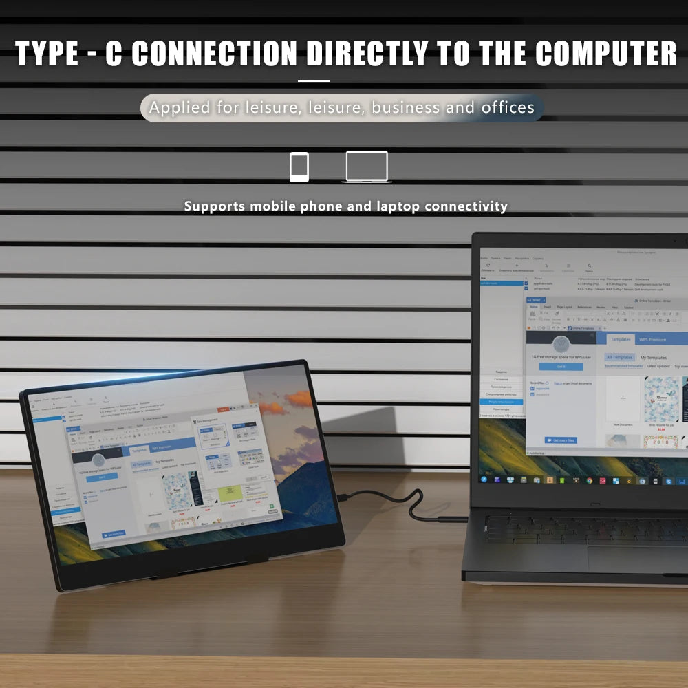MUCAI 14-Inch Portable Monitor