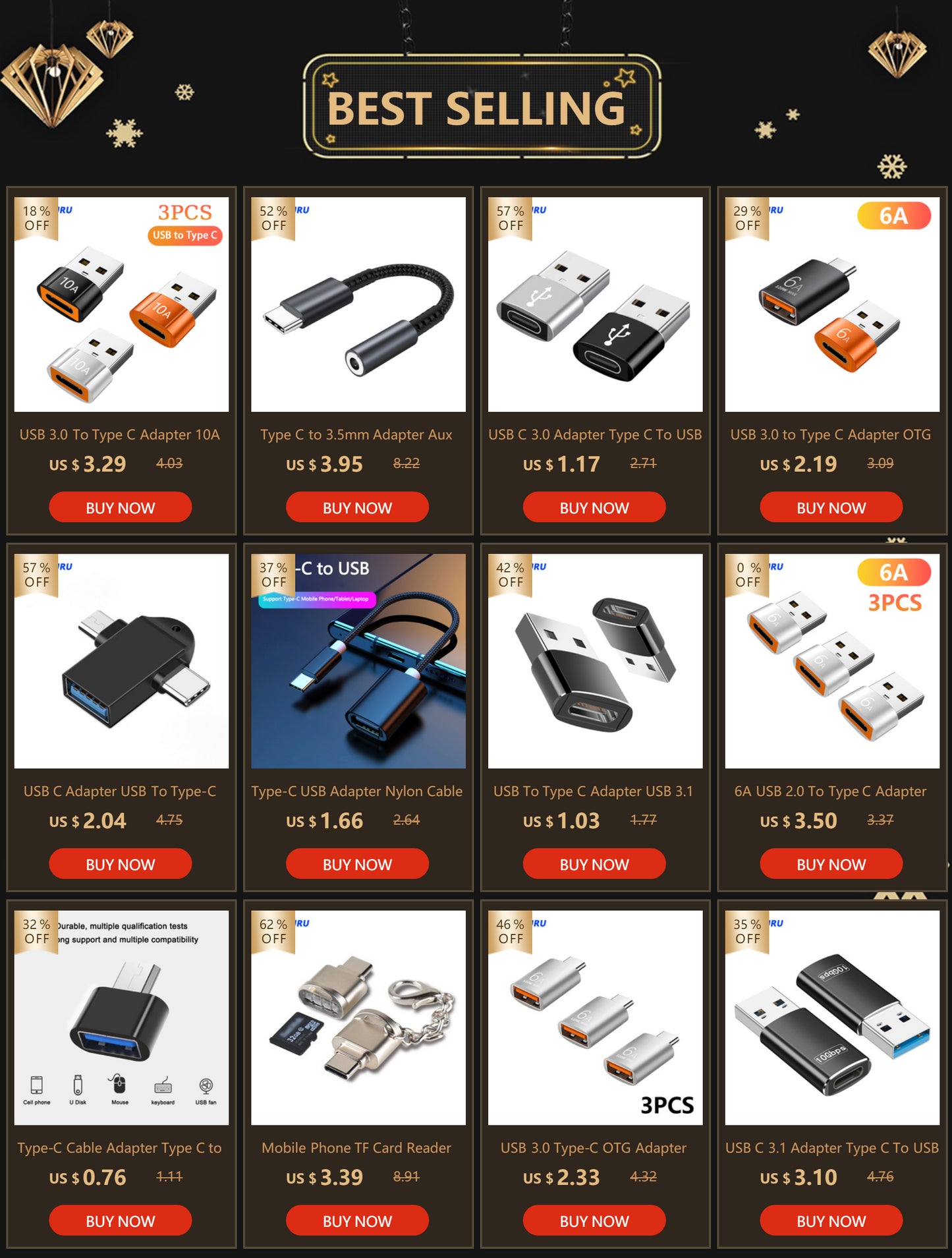 USB-C to USB Adapter