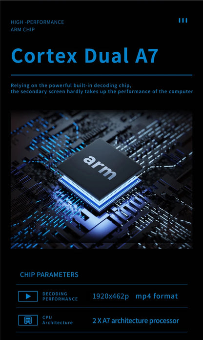 TURZX 9.2-Inch USB Monitor