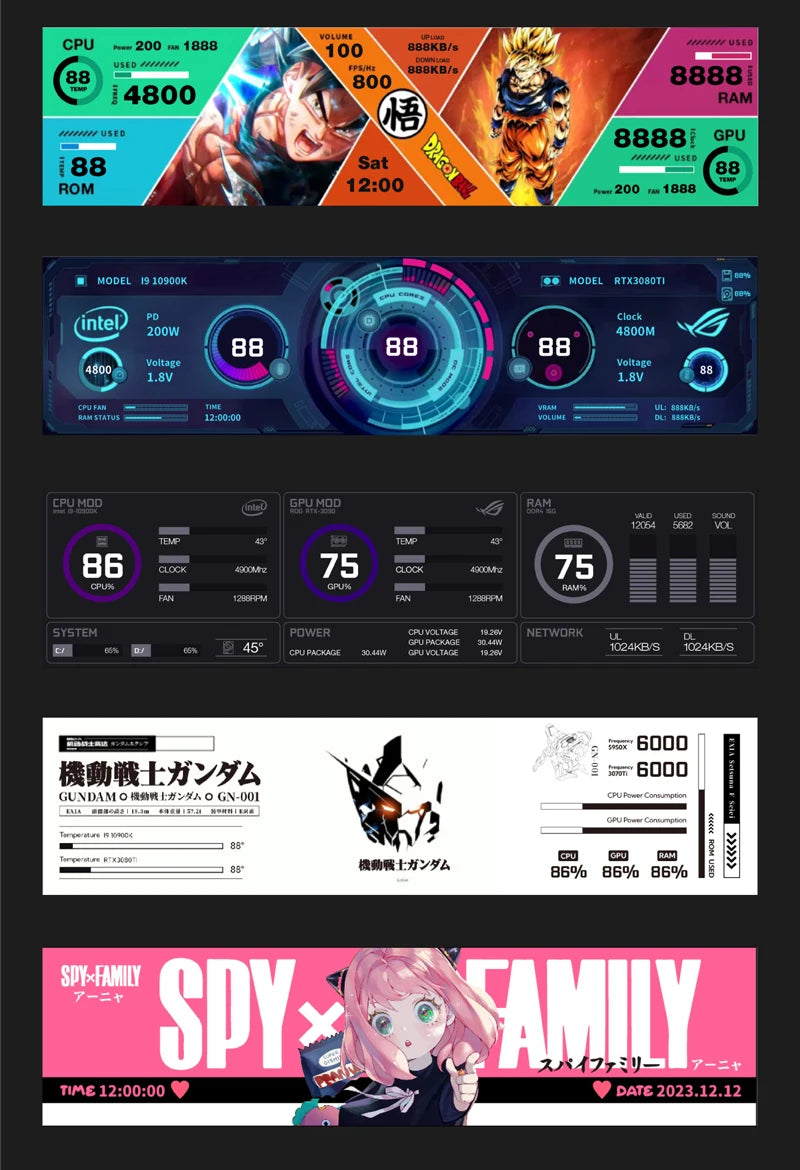 TURZX 9.2-Inch USB Monitor