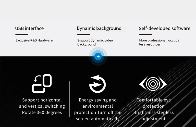 TURZX 9.2-Inch USB Monitor