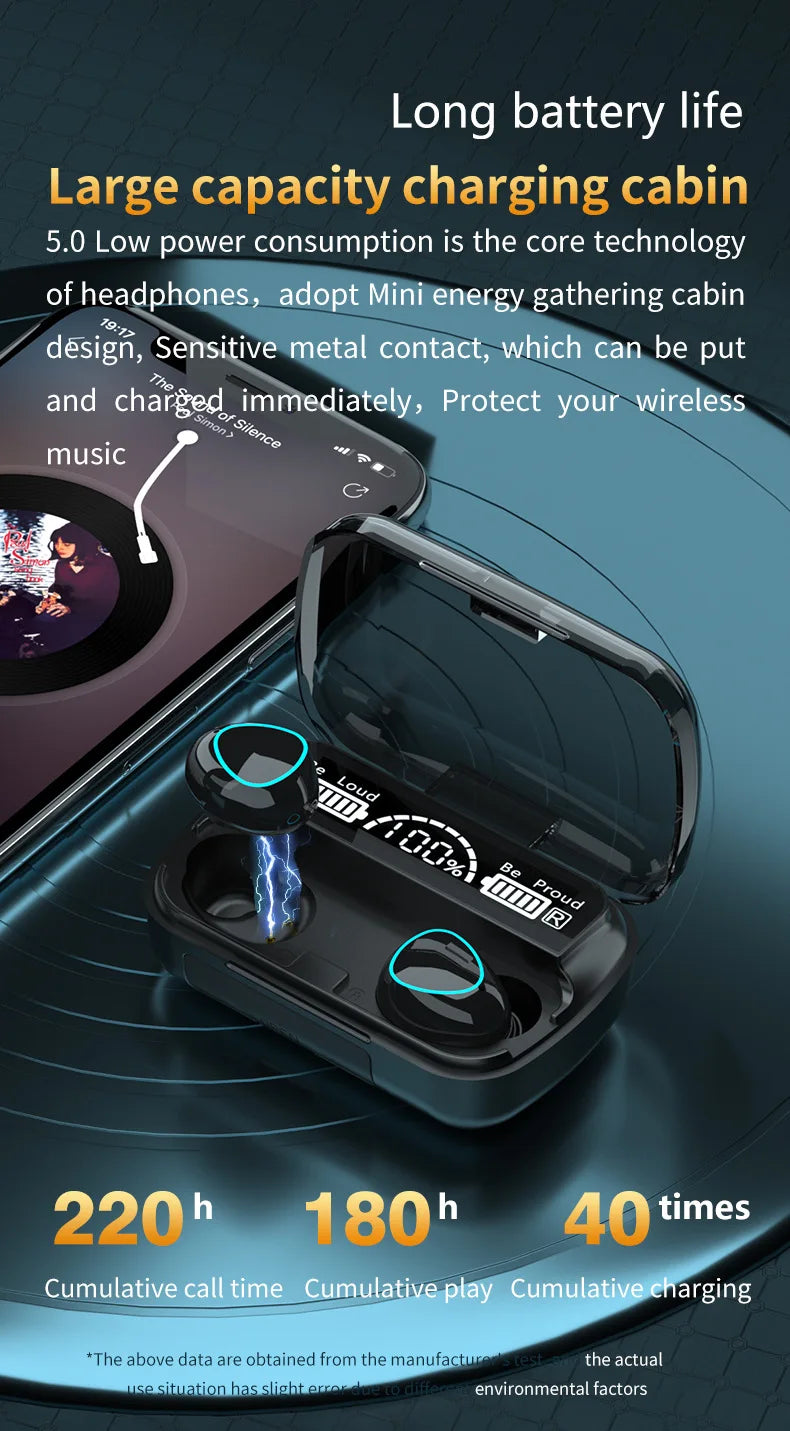 M10 wireless earbuds