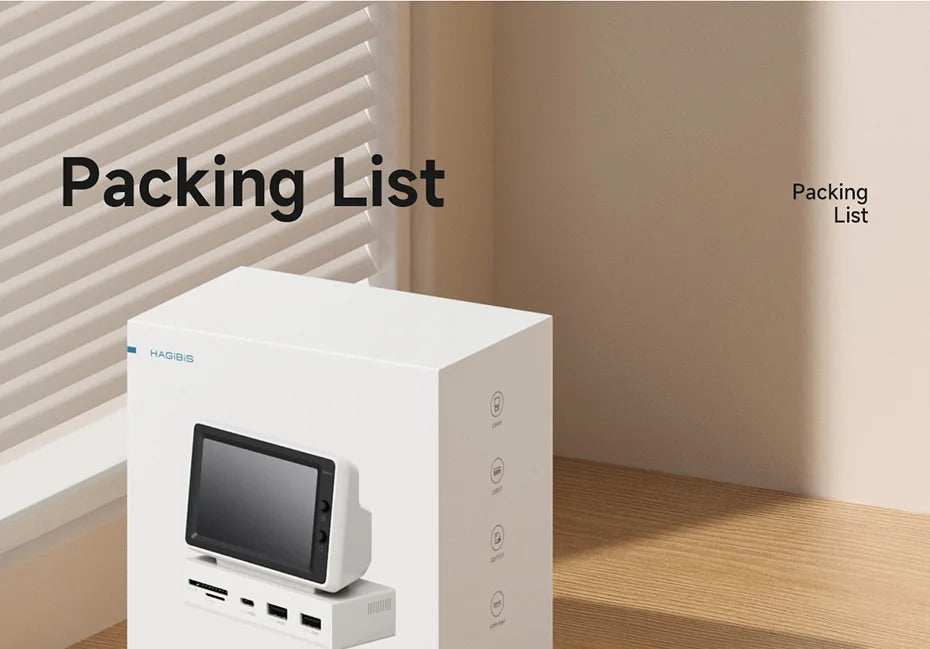 Hagibis 3.5-Inch Mini Monitor