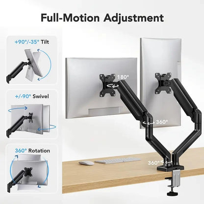 Adjustable Dual Monitor Stand