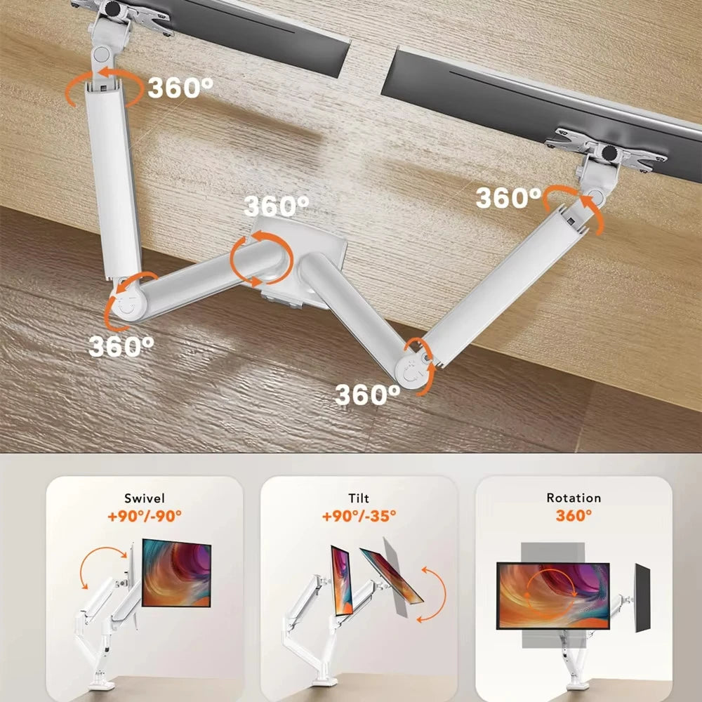 Adjustable Dual Monitor Stand