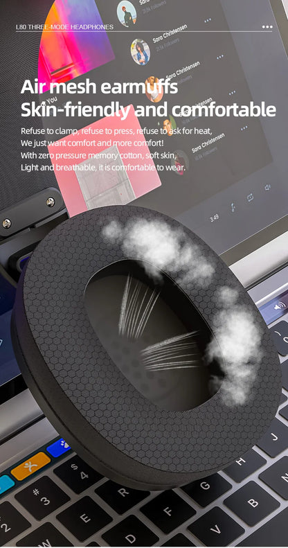 SmailWolf-L80 Bluetooth Headphones