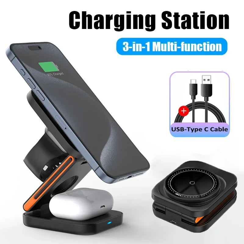 30W 3-in-1 Wireless Charger
